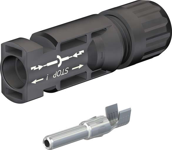MC4 Kupplungsstecker für PV-Kabel 4-6mm²